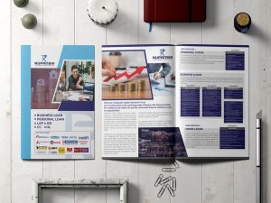 Finance company profile designer